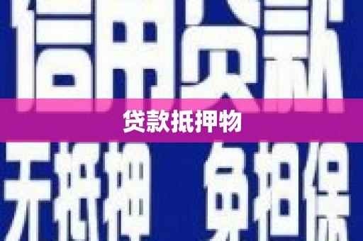 湛江贷款抵押物
