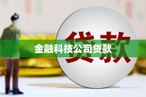 湛江金融科技公司贷款