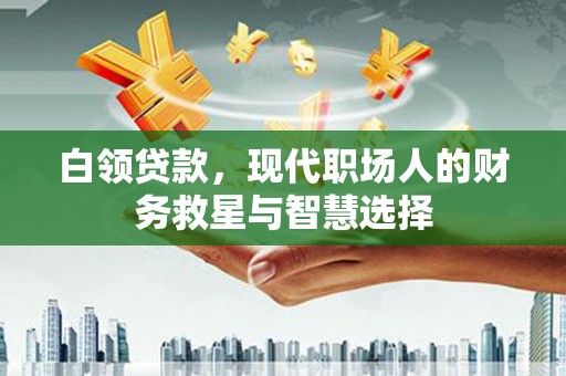 湛江白领贷款，现代职场人的财务救星与智慧选择