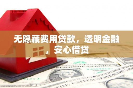 湛江无隐藏费用贷款，透明金融，安心借贷