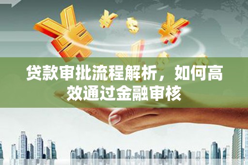 湛江贷款审批流程解析，如何高效通过金融审核