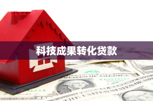 湛江科技成果转化贷款