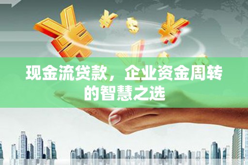 湛江现金流贷款，企业资金周转的智慧之选