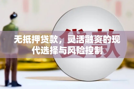 湛江无抵押贷款，灵活融资的现代选择与风险控制