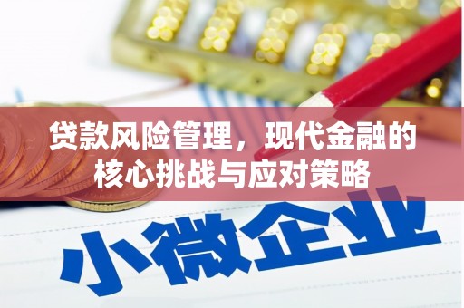 湛江贷款风险管理，现代金融的核心挑战与应对策略