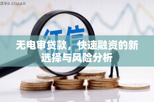 湛江无电审贷款，快速融资的新选择与风险分析