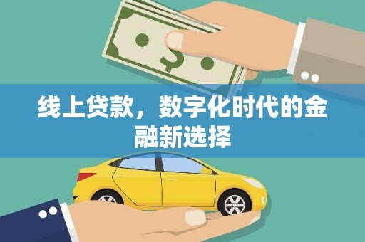 湛江线上贷款，数字化时代的金融新选择