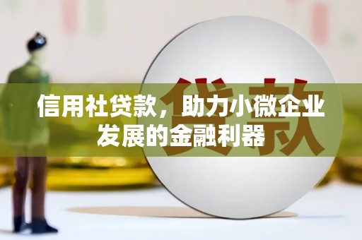 湛江信用社贷款，助力小微企业发展的金融利器