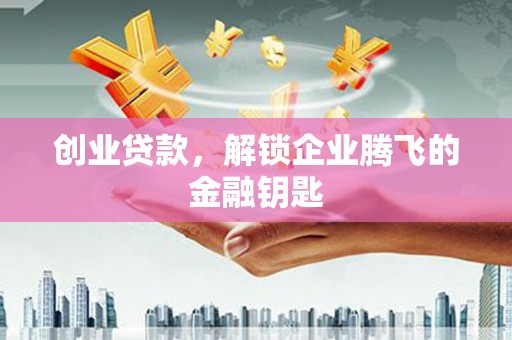湛江创业贷款，解锁企业腾飞的金融钥匙