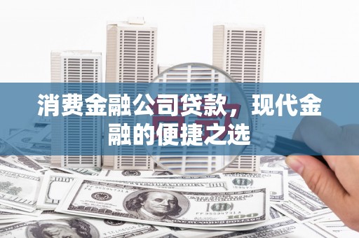 湛江消费金融公司贷款，现代金融的便捷之选